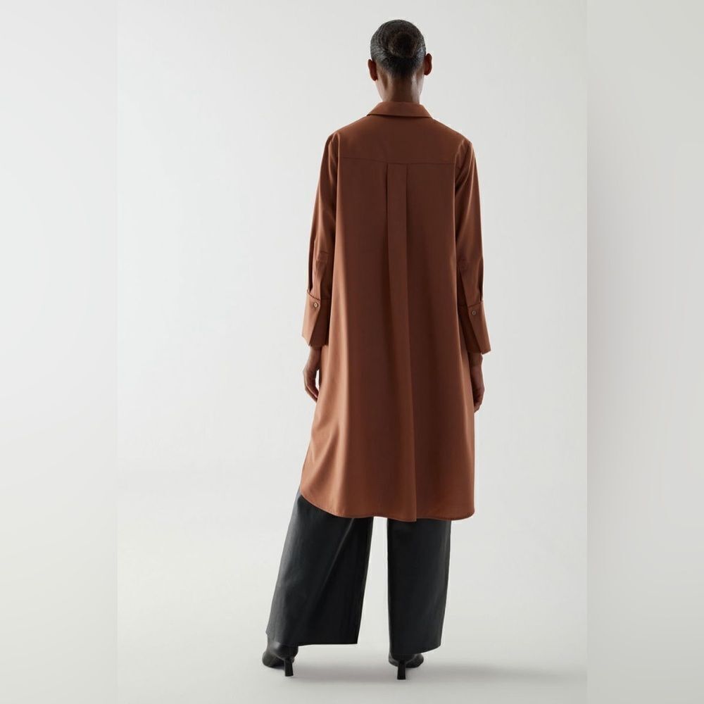 NWT COS Wool Mix Shirt Dress - Picture 7 of 14